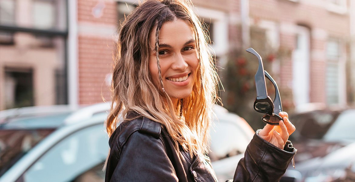 Inspiração de penteado com trança baby braids